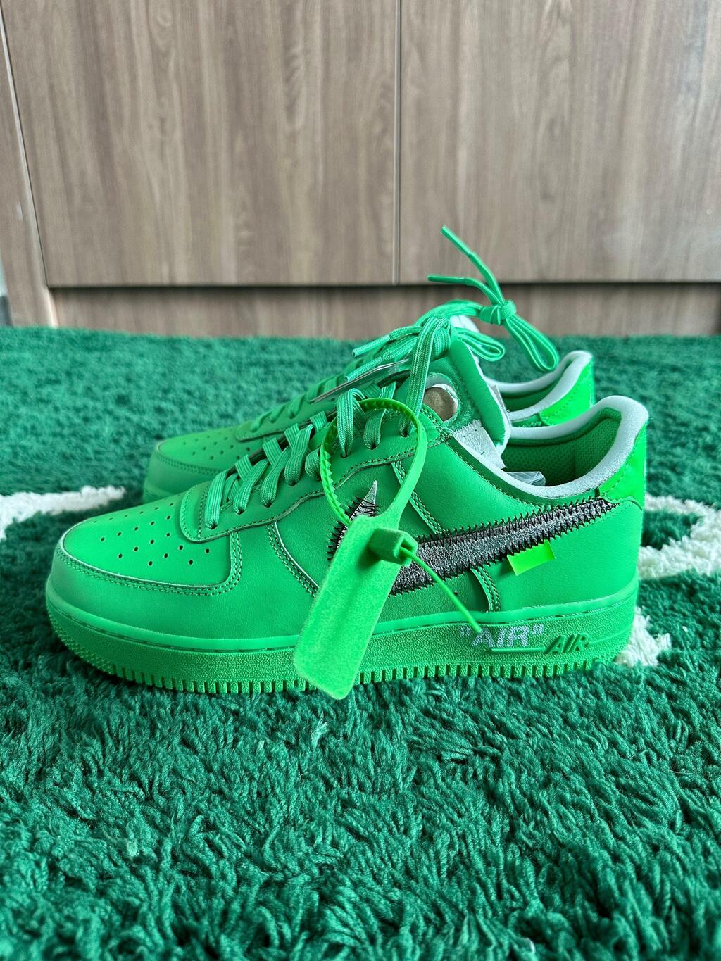 Tênis Nike Air Force 1 Low Off-White Brooklyn Green