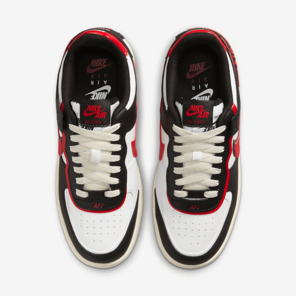 Nike Air Force 1 Shadow Summit White University Red Black