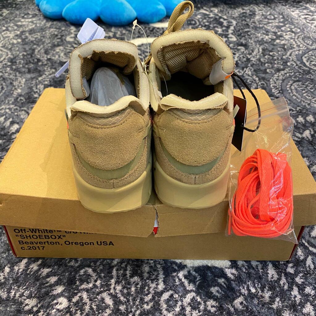 Tênis Nike Air Max X Off White 'Desert Ore"