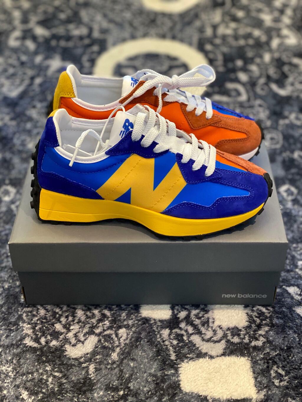 Tênis New Balance 327 'Marine Blue Orange'