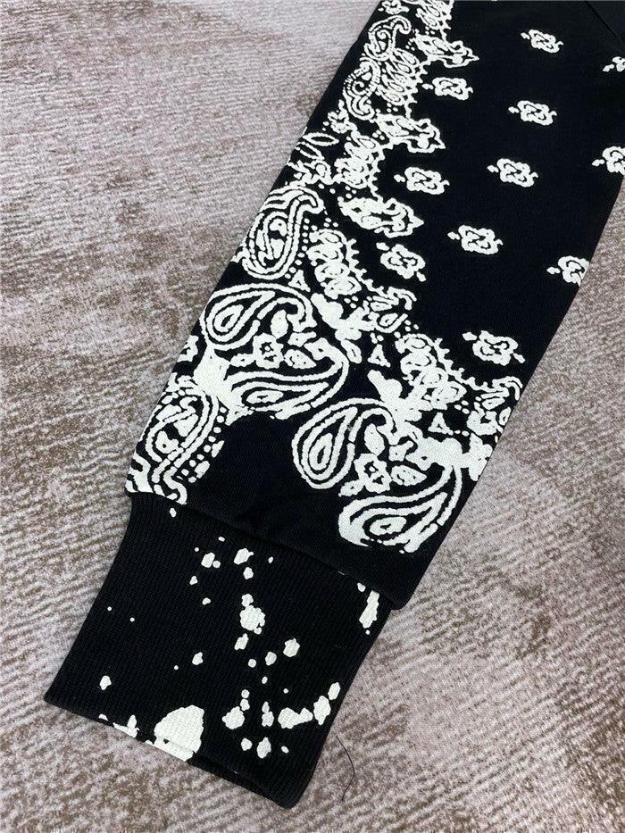 Amiri Bandana B-Ball Hoodie “BlackGrey”