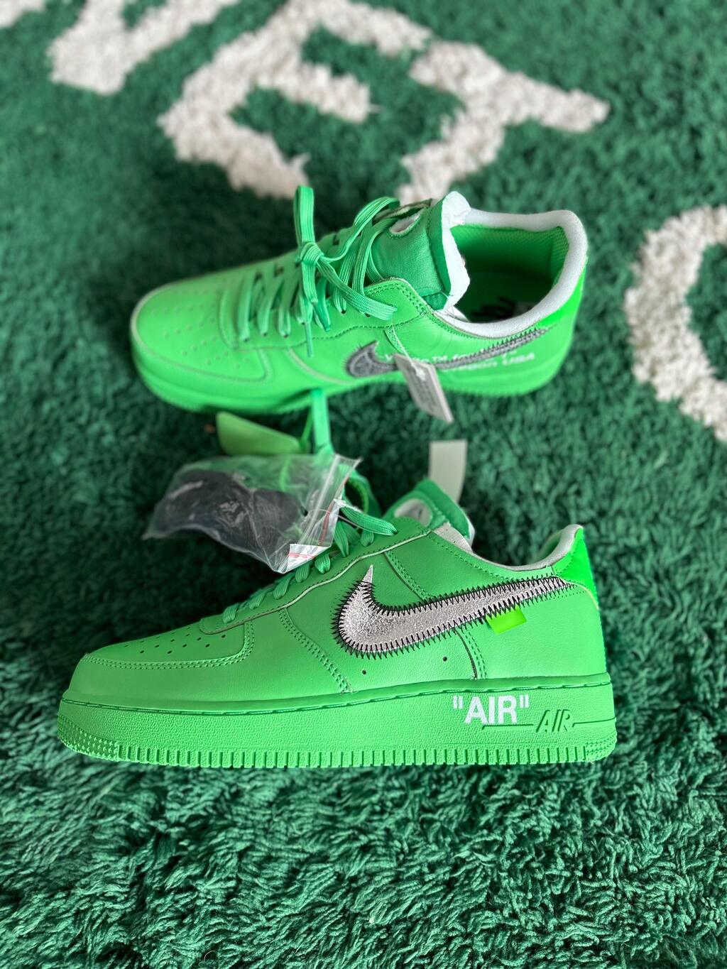 Tênis Nike Air Force 1 Low Off-White Brooklyn Green