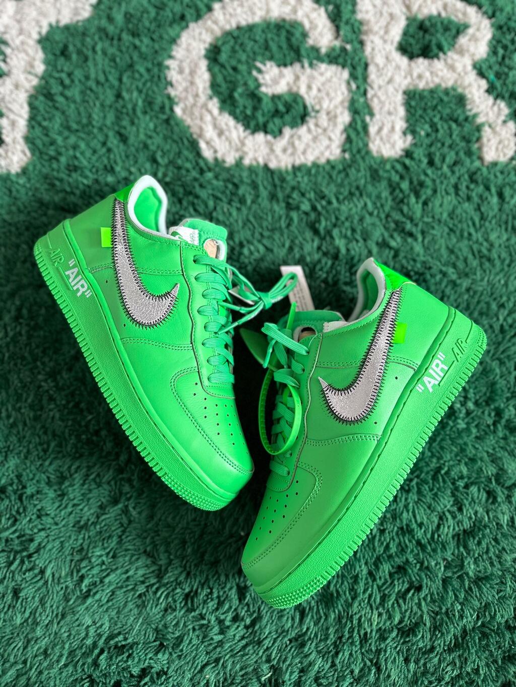Tênis Nike Air Force 1 Low Off-White Brooklyn Green