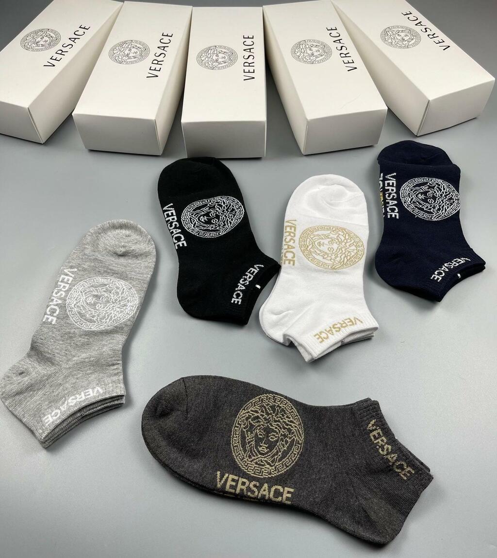 Meia Versace 5 Pares