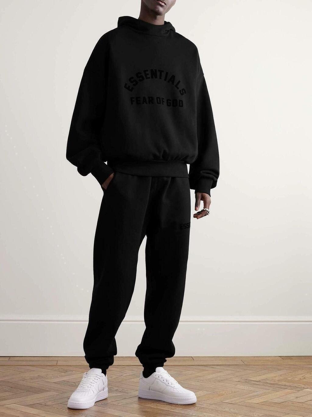 Moletom Crewneck Fear of God Essentials Black