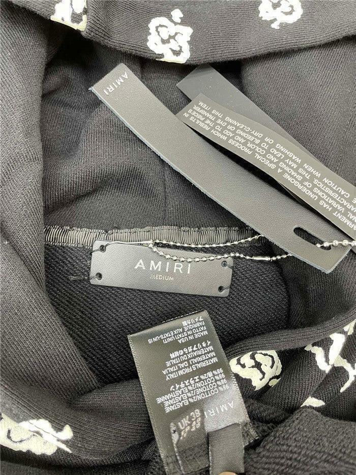 Amiri Bandana B-Ball Hoodie “BlackGrey”