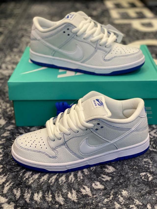 Tênis Nike Dunk SB Low "Premium White Game Royal"