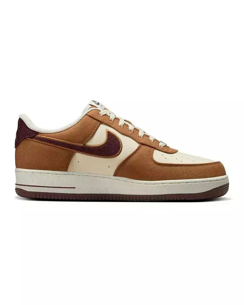 Nike Air Force 1 Low British Tan Burgundy Brush