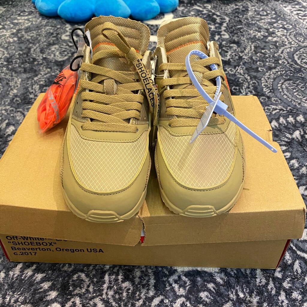 Tênis Nike Air Max X Off White 'Desert Ore"