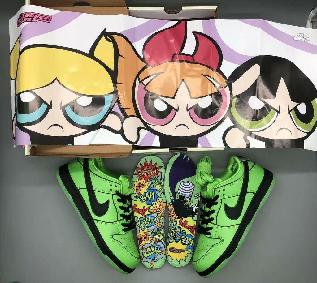 Nike SB Dunk Low The Powerpuff Girls