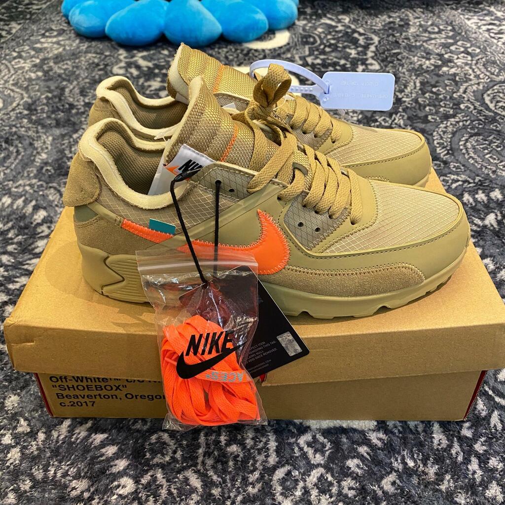 Tênis Nike Air Max X Off White 'Desert Ore"