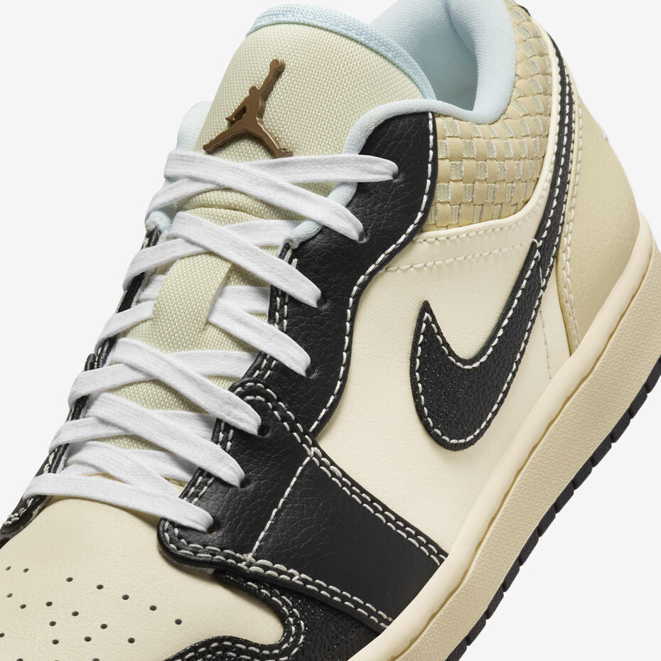 Nike Air Jordan 1 Low SE Coconut Milk Black Muslin