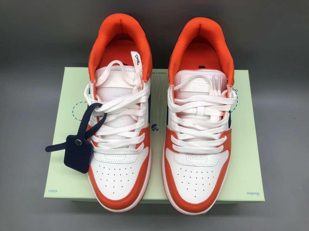 Tênis Off-White White Orange Blue