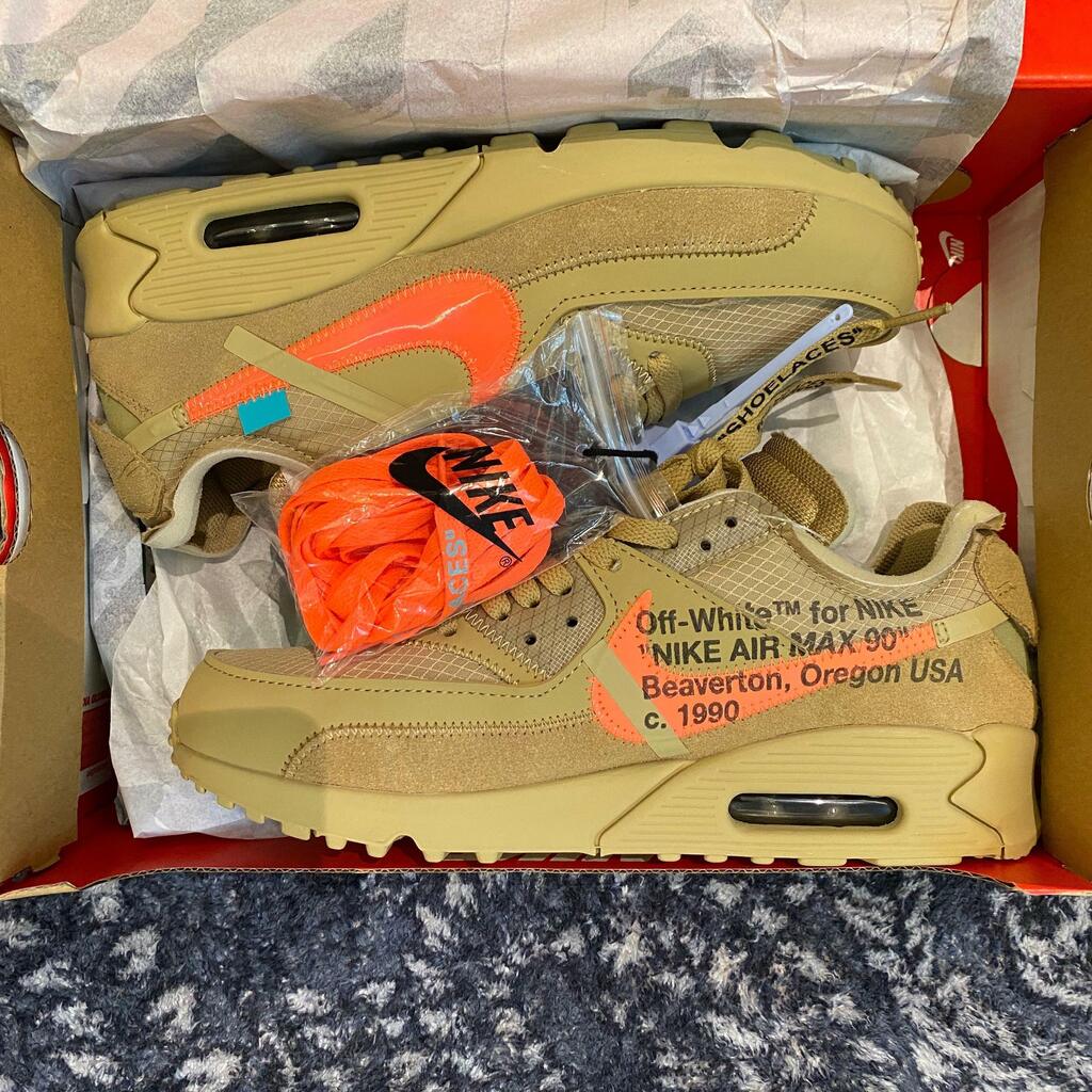 Tênis Nike Air Max X Off White 'Desert Ore"