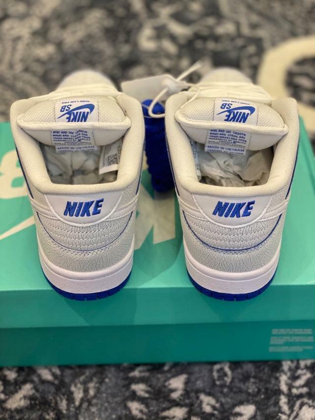 Tênis Nike Dunk SB Low "Premium White Game Royal"