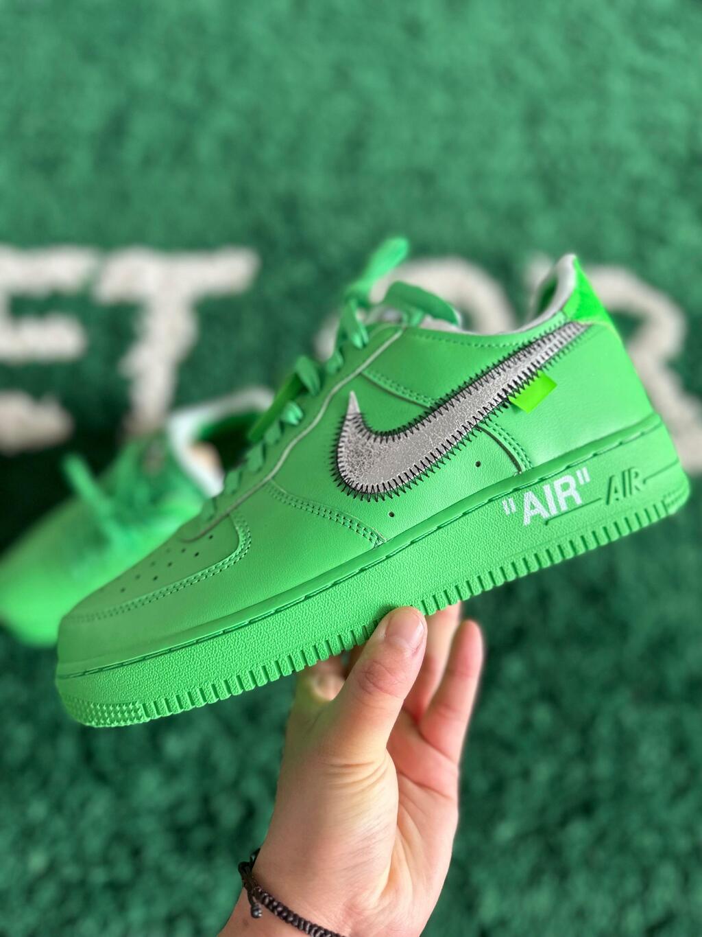 Tênis Nike Air Force 1 Low Off-White Brooklyn Green