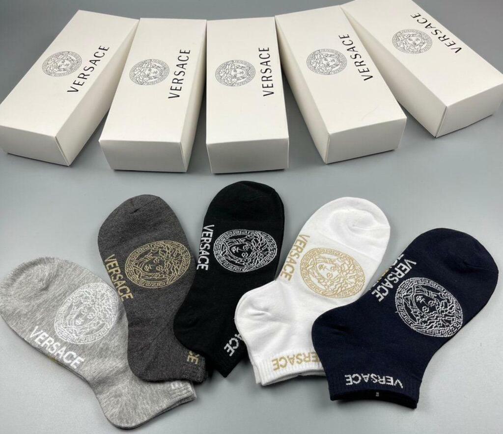 Meia Versace 5 Pares