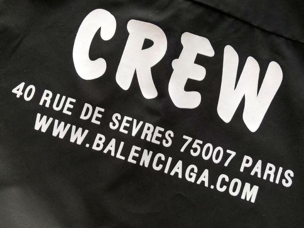 Camisa de Botão Manga Longa Balenciaga Crew