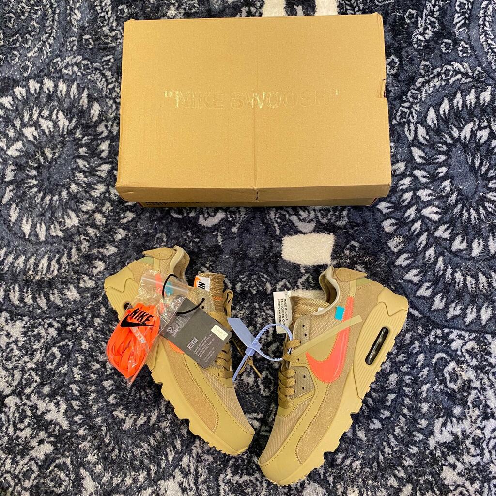 Tênis Nike Air Max X Off White 'Desert Ore"