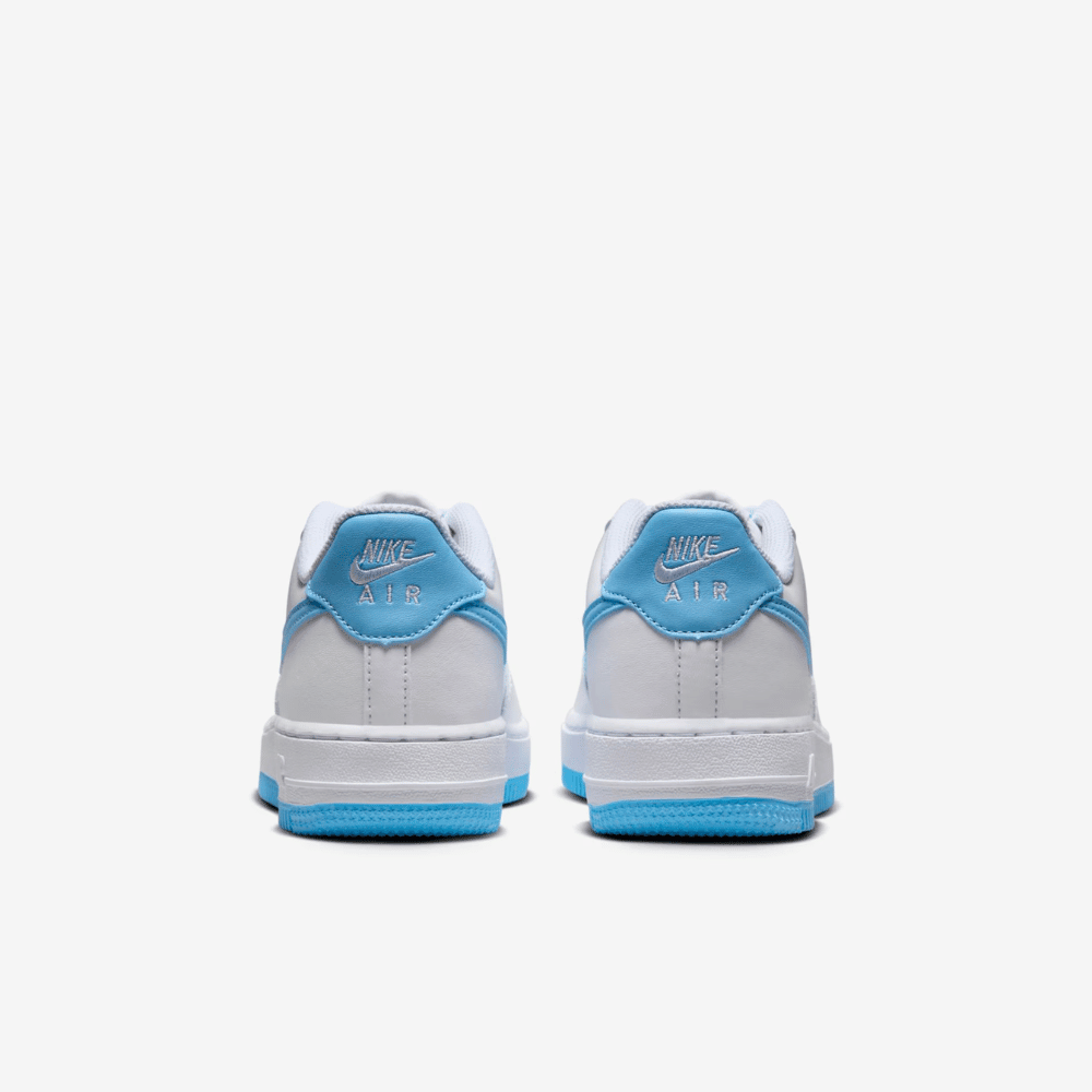 Nike Air Force 1 Low GS White Aquarius Blue