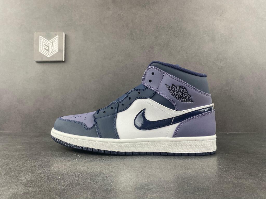 Nike Air Jordan 1 Mid Obsidian Sanded Purple