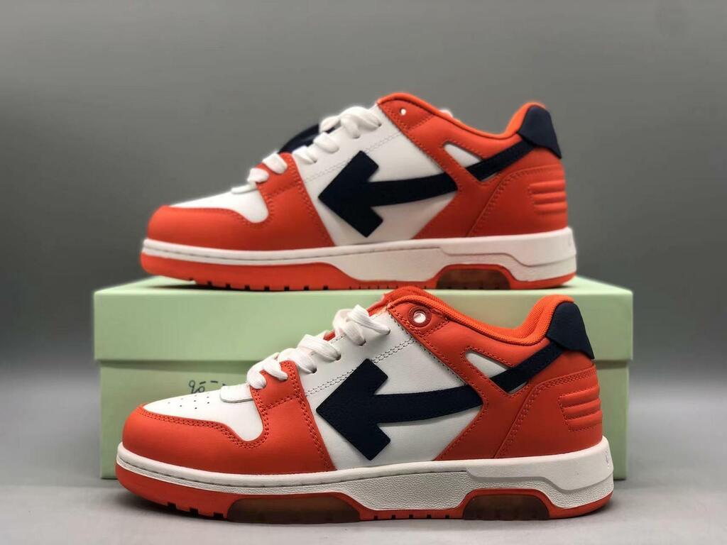 Tênis Off-White White Orange Blue