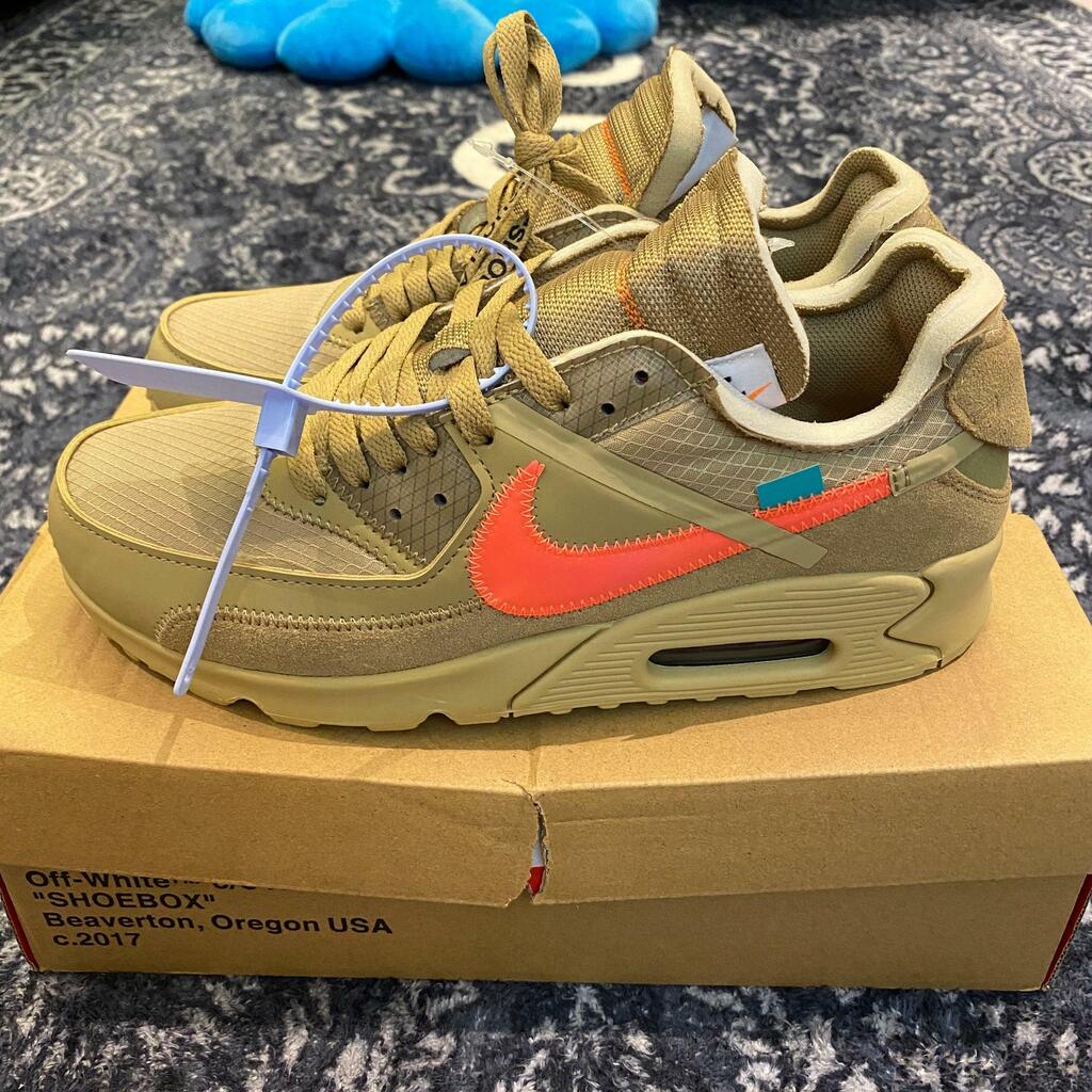 Tênis Nike Air Max X Off White 'Desert Ore"