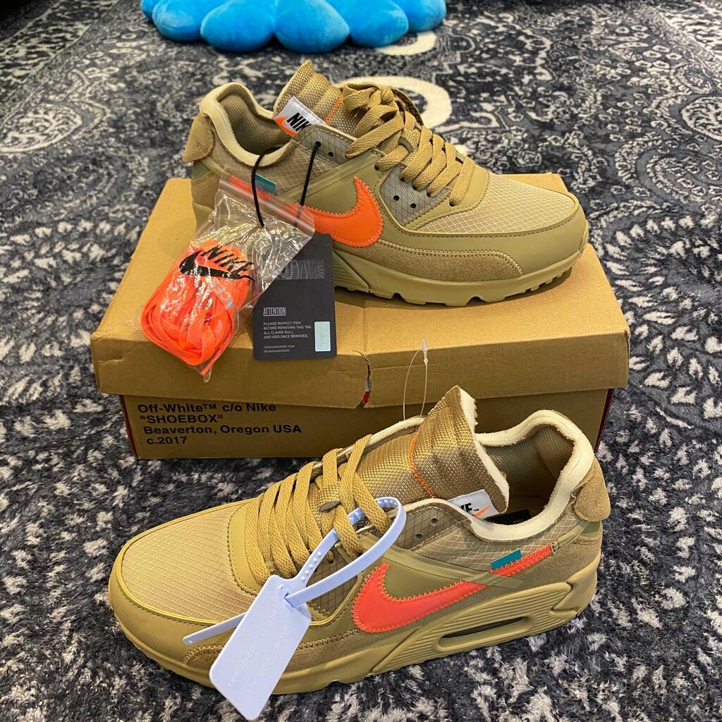 Tênis Nike Air Max X Off White 'Desert Ore"