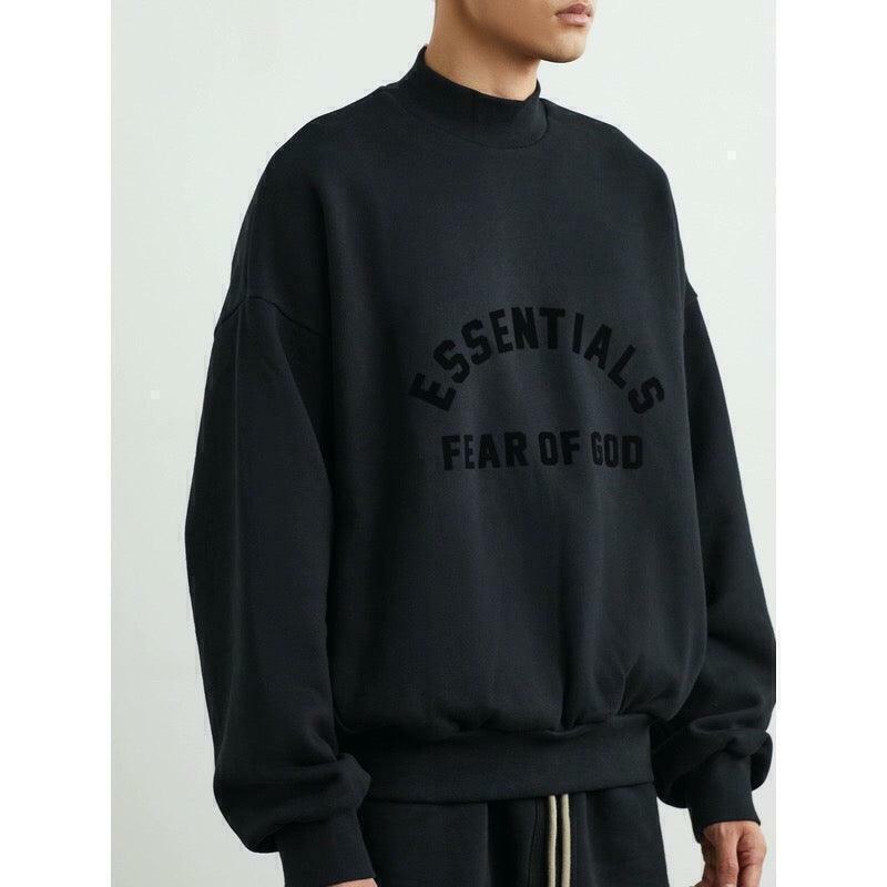 Moletom Crewneck Fear of God Essentials Black
