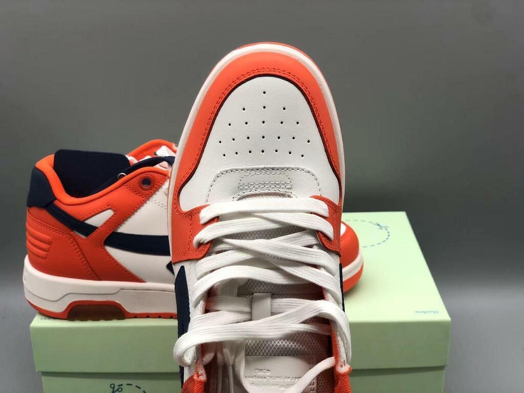 Tênis Off-White White Orange Blue