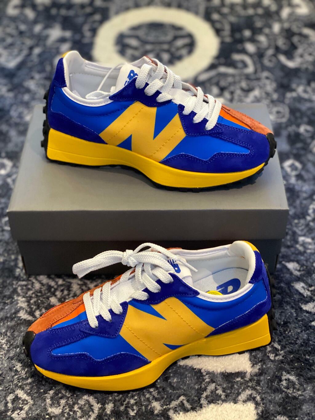 Tênis New Balance 327 'Marine Blue Orange'