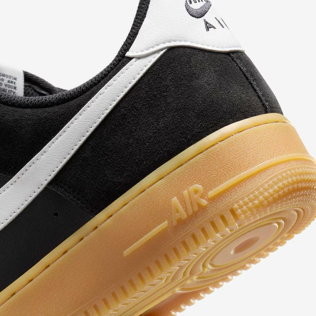 Nike Air Force 1 Low Black Summit White Gum