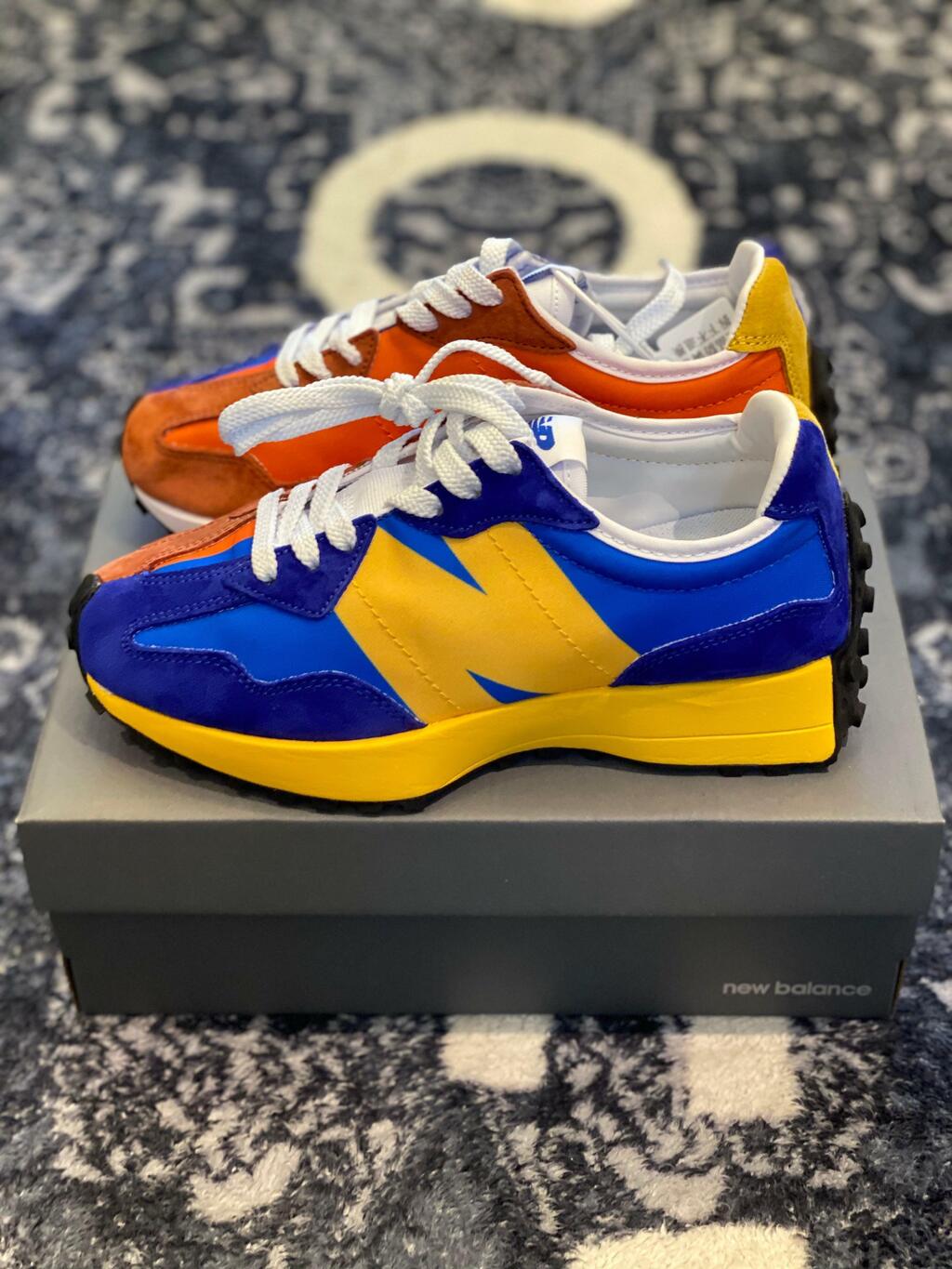 Tênis New Balance 327 'Marine Blue Orange'