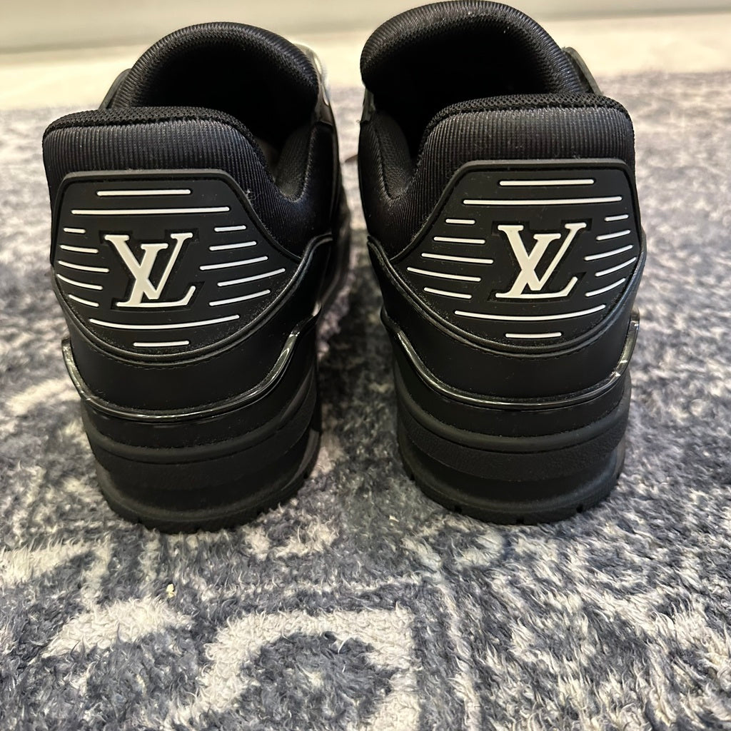 Louis Vuitton Trainer Black Embossed Monogram