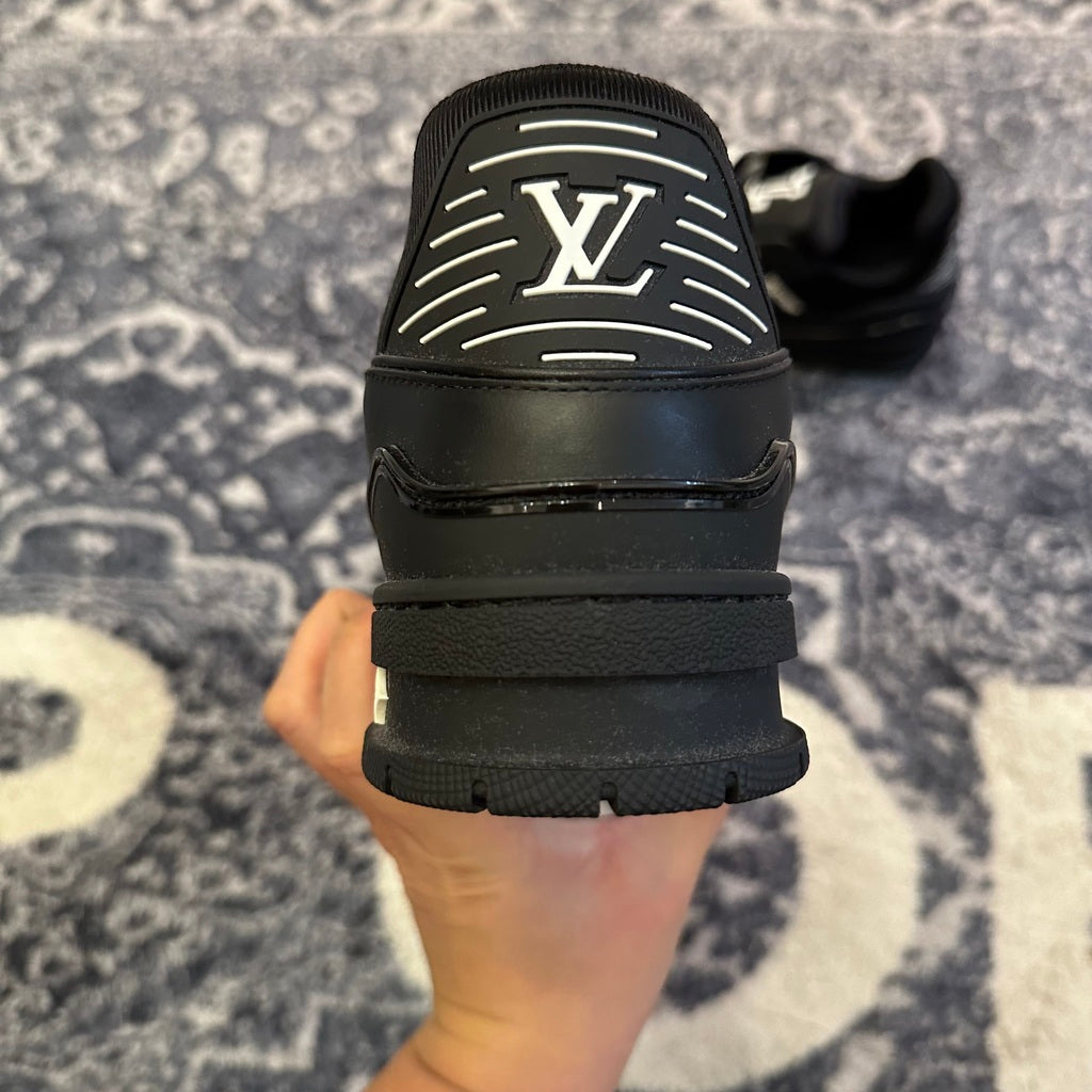 Louis Vuitton Trainer Black Embossed Monogram