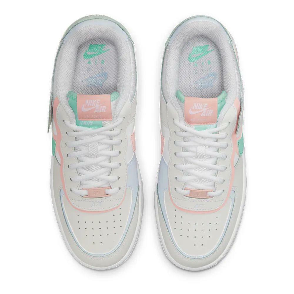 Tênis Nike Air Force 1 Shadow White Atmosphere Mint