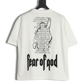 Camiseta Fear Of God Essentials X The Battle Of Los Angeles