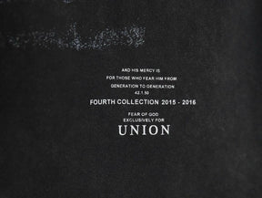Camiseta Rare Fear Of God Essentials X Union Forth