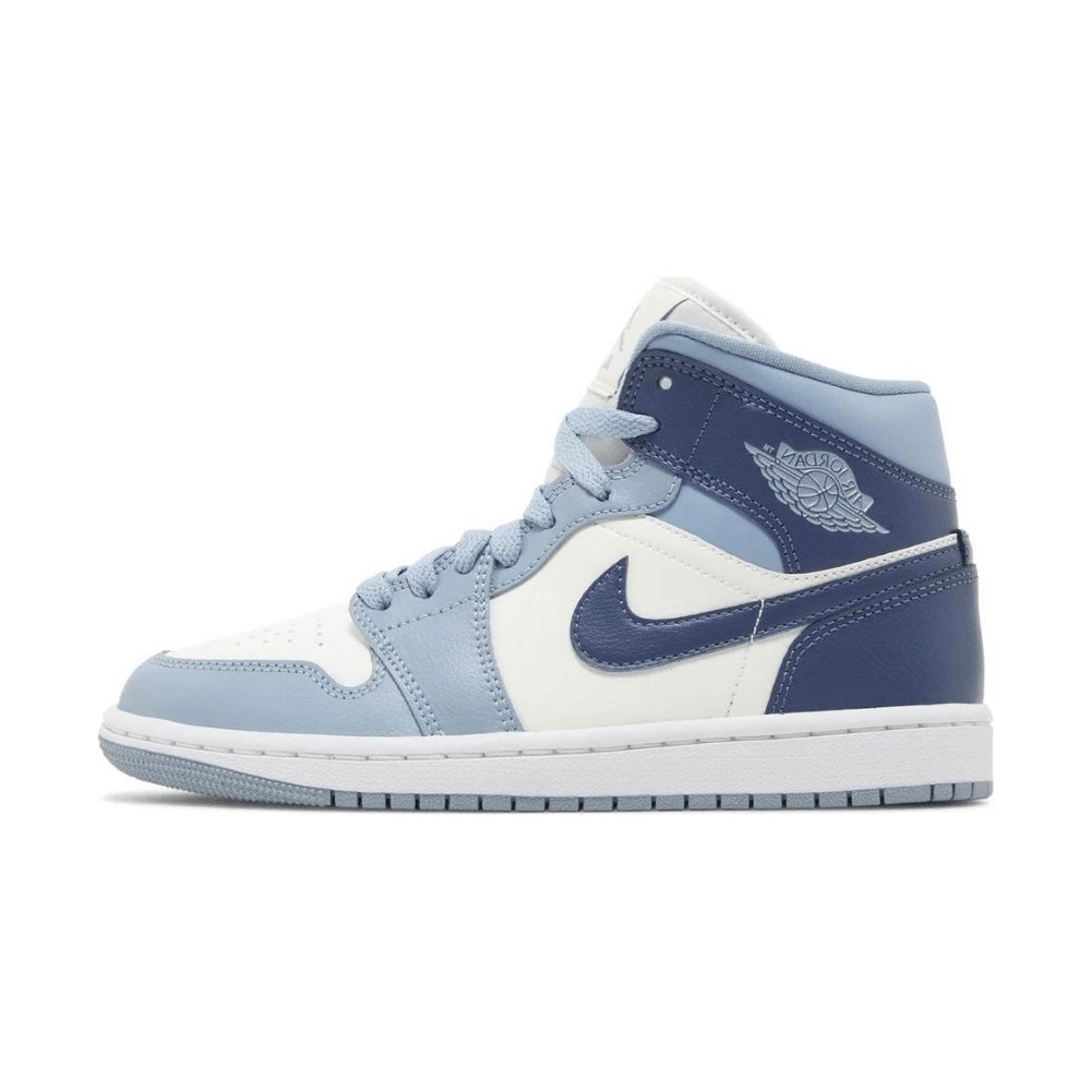Nike Air Jordan 1 Mid Sail Diffused Blue