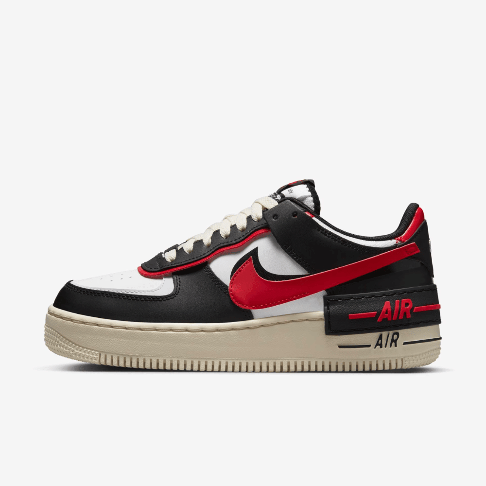 Nike Air Force 1 Shadow Summit White University Red Black