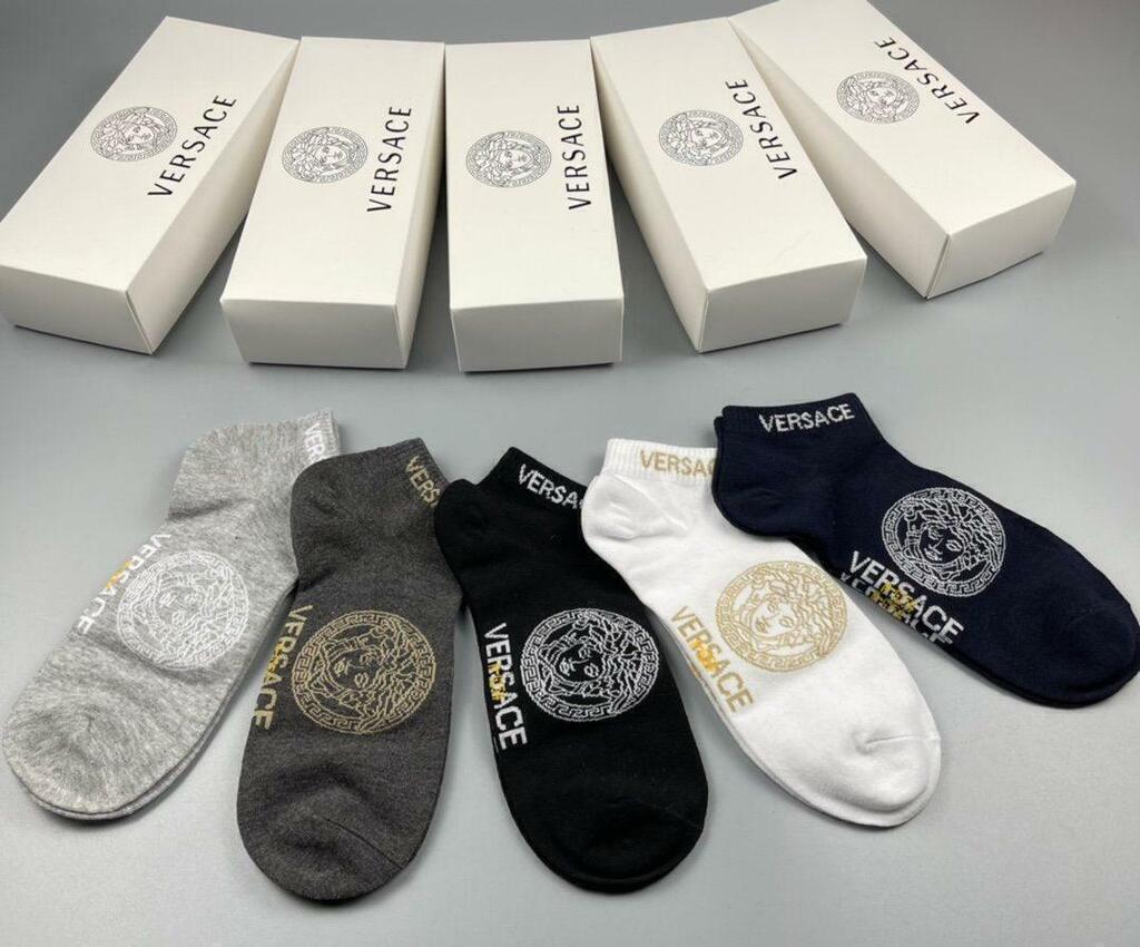Meia Versace 5 Pares