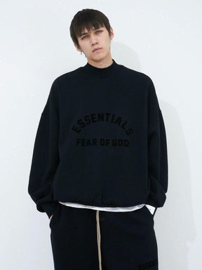 Moletom Crewneck Fear of God Essentials Black