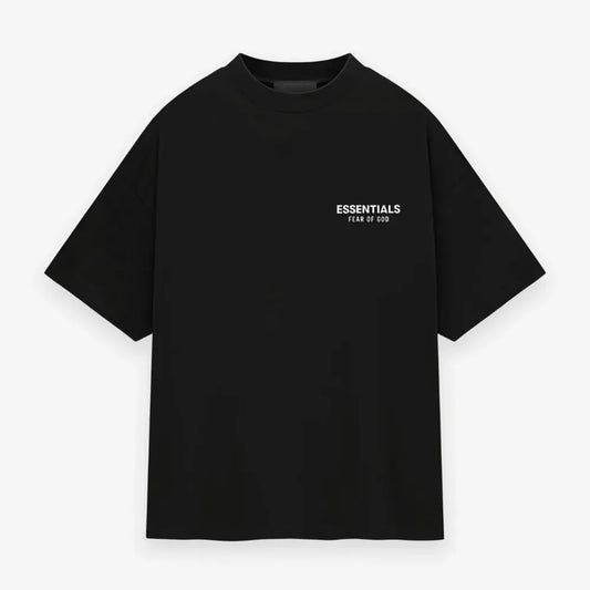 Camiseta Fear of God Essentials Jersey Crewneck Black