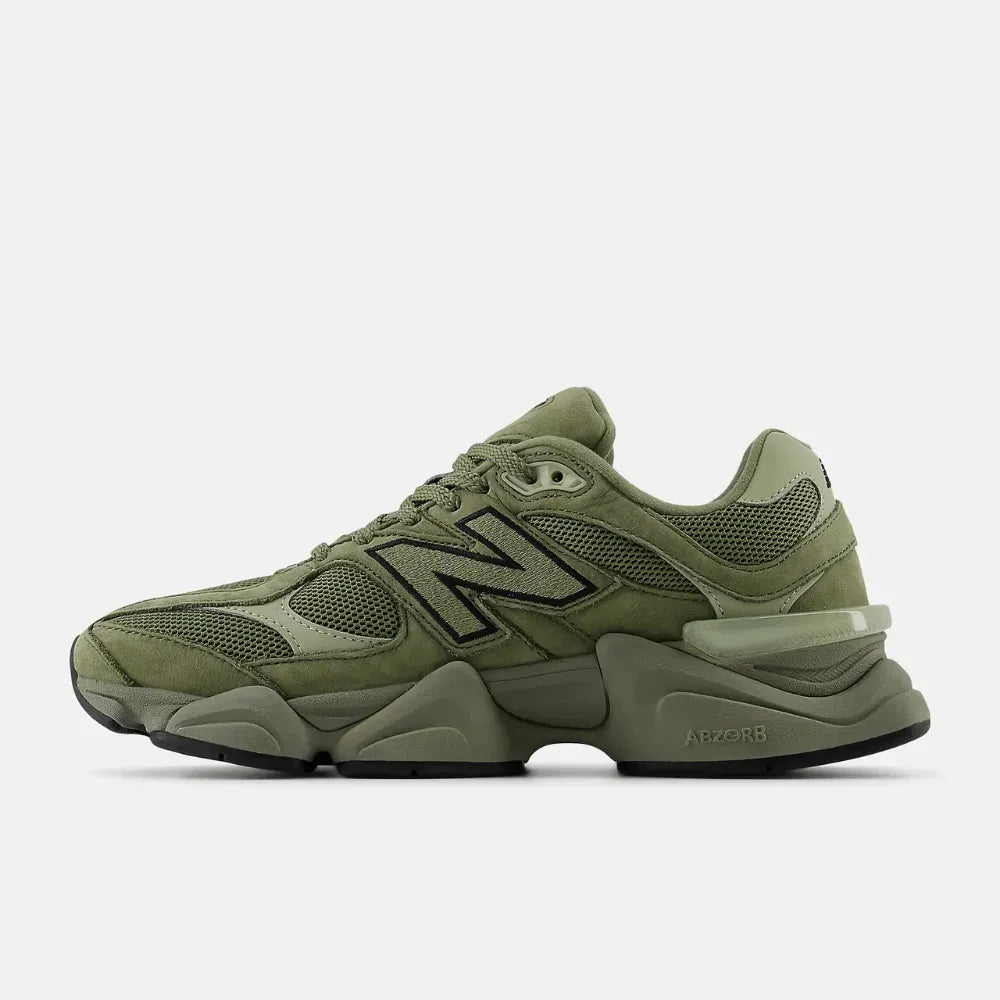 New Balance 9060 Dark Olivine Black