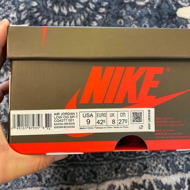 Nike Air Jordan 1 Low x Travis Scott Mocha