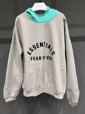Moletom Fear of God Essentials Hoodie Light Heather Grey Nylon