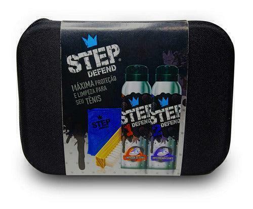 Kit Luxo Limpeza E Impermeabilização De Tênis Step Defend
