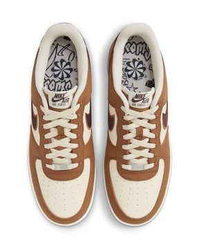 Nike Air Force 1 Low British Tan Burgundy Brush