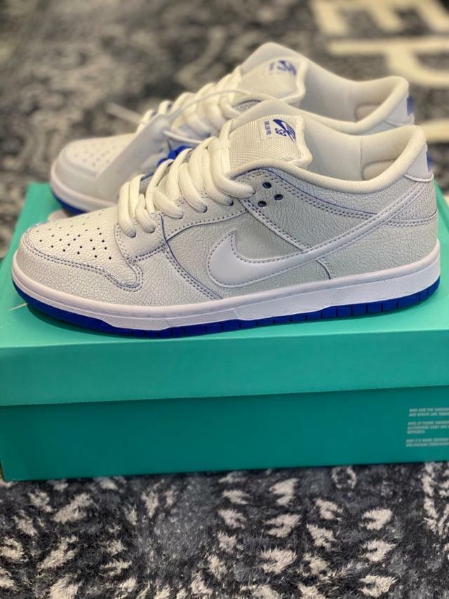 Tênis Nike Dunk SB Low "Premium White Game Royal"