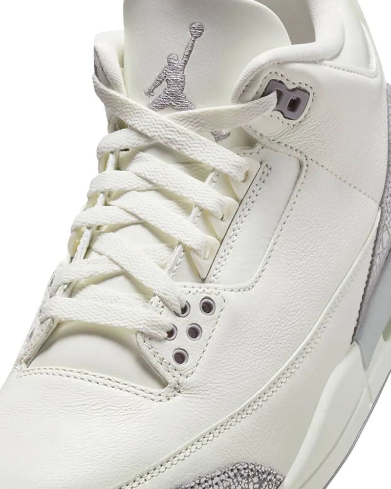 NIKE AIR JORDAN 3 SAIL AND CEMENT GREY